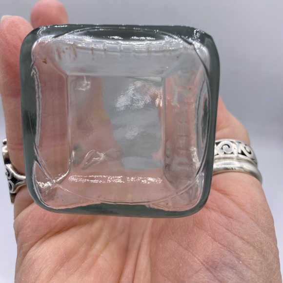 Clear Glass Bottle Featuring Clear Glass Bird Stopper Home Decor Storage - Picture 6 of 8